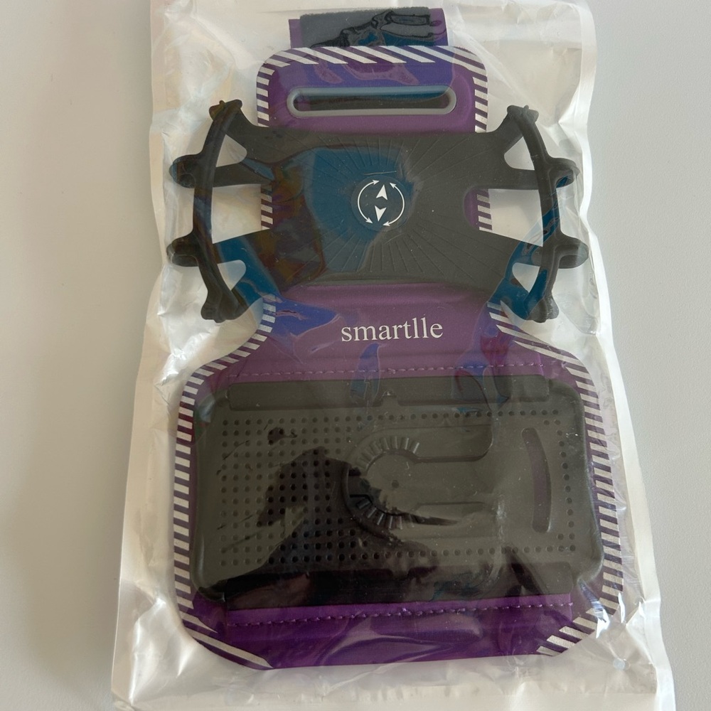 Smartlle Purple and Black Phone Holder